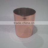 Steel Votive in Copper Finish and Steel Colour Inside thumbnail-1
