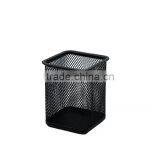 Best-selling Silver Eco-friendly Metal Mesh Table Pen Pencil Holder thumbnail-2