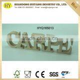 2016 custom natural carved plywood letters wholesale