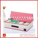 High Quality Peach Skin 18 Grid Socks/bra/briefs Storage Box thumbnail-2