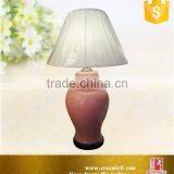 Light Pink Cherry Color Design Ceramic Table Lamp thumbnail-3