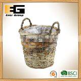 Handle Natural Plant Weaving Flowerpot thumbnail-3