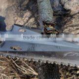 Newest Multifunction Outdoor Bushcraft Knife Shovel Hammer Hoe Fire Starter thumbnail-2
