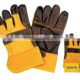 Yellow Leather Safety Glove thumbnail-1