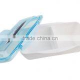 Clear Plastic Bento Lunch Box With Lock thumbnail-2