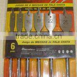 Size 10mm-25mm Wood Flat Drill Bit Carving Chisel Set on Sale thumbnail-2