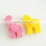 47047 4pcs Impressions Animal Horse Elephant Dear Fondant Mould Silicone Fondant Tools thumbnail-5