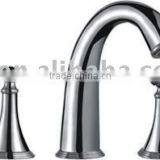 Dual Handle Roman Tub Filler Faucet Less Valve and Diverter thumbnail-3
