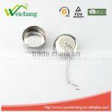 WCZ118 Good Quality Hot Sale 304 Material Mesh Tea Ball Tea Infuser Tea Strainer Long Chain thumbnail-4