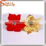 Wholesale Artificial Poinsettia Flowers Christmas Poinsettia Ornaments thumbnail-4