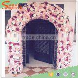 Artificial Flower for Wall Decoration/ SongTao 20160802 Wholesale Rose Flower Wall Artificial White Flower Wedding thumbnail-5