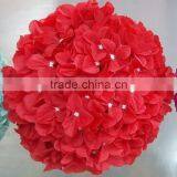Hanging Fabric Flower Ball 25CM Hydrangea Ball thumbnail-2