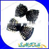 MSD High Quality Black Ribbon Bow Tie With Diamonds for Decoration thumbnail-1
