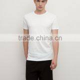 100% Cotton T-Shirt Blank t Shirts Slim Fit Plain Men Tee Black T-shirt thumbnail-5