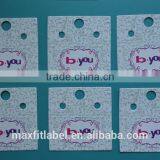 2017 China Hotsale Jeans Paper Hang Tags Design thumbnail-4