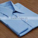 Luxury Classic Blue MAN Shirts High End Quality Wrinkle Free Man Shirts thumbnail-1