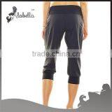 2015 High Quality Spandex/Polyester Yoga Pants/Yoga Capri thumbnail-3