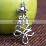 Christmas Gift 925 Sterling Silver Hang Christmas Trees Pendant thumbnail-3