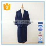 Organic 100% Cotton Eyelet Embroidery Business Suits Lady Church Suits