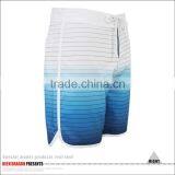 QUCIK DRY BLUE SHORTS FASHIONABLE MENS SWIM TRUNKS WITH BACK ZIP POCKET thumbnail-5