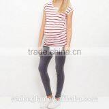 2017 Blouse Women Summer Stripe Maternity Clothes Ladies Tops Latest Design thumbnail-3