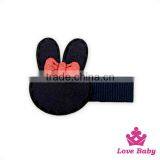 SPA052-5 Lovebaby Yiwu Wholesale Fancy Black Rabbit With Small Bow Baby Girls Accessories Pictures thumbnail-1