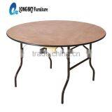 2016 High Quality Folding Plywood Round Table/ Restaurant Table thumbnail-5