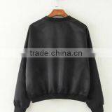 Runwaylover EY1047C Europe Style 2017 Ladies Fashion Letter Printed Baseball Jacket thumbnail-2