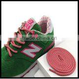 Red / White Stripe Rope Laces~Runners Regular Rope Laces~Yeezy Rope Laces~Custom Sneakers Laces~Round Feature thumbnail-1