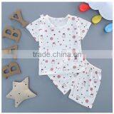 Wholesale Summer Cotton Printing Girls Kids t Shirt With Pants Set thumbnail-4