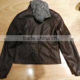 Lady pu Leather Jacket/motorcycle Blazer #PL8933 thumbnail-2