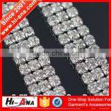 Hi-ana Rhinestone1 Free Sample Available Cheap Color Rhinestone Chain Trim thumbnail-5