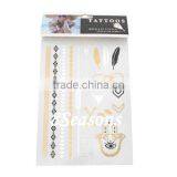 OEM Available Mixed Metallic Waterproof Temporary Tattoo Sticker For Body Art thumbnail-1