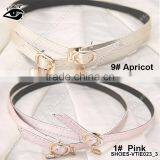 9 Colors PU Leather Shoelace Solid Leather Shoe Straps for High Heels thumbnail-4