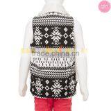 FACTORY Wholesale Jacquard Sherpa Fur Kid Vest thumbnail-3