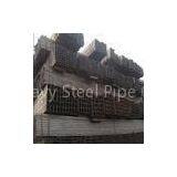 Black / Galvanized Hollow Section Tube, Square Construction Steel Tube, Rectangular Furniture Steel