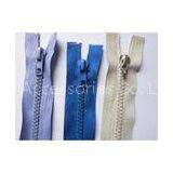 White / blue Plastic Silver Resin Custom Zipper Pulls for clothes 5#