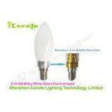 3 W Beam Angle 360 LED Light Bulb E14 / E27 / / E26 , Milky White Glass CE RoHS thumbnail-1