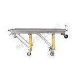 High Strength Aluminum Alloy Foldable Funeral Stretcher Trolley For Hospital