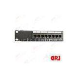 19 Inch 16 Port Cat5e UTP Patch Panel , Black Patch Panels for Structure Cabling System