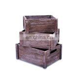 Custom Design Large Various Colour Fancy Square Shape Fumigated Wooden Crate thumbnail-2