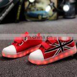 Latest Design USB Charge Children Kids Boys and Girls Light up Canvas Shoes LED Shoes thumbnail-6