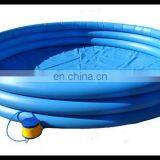 Outdoor Kiddie Pool Inflatable Blue Round Swimming Pool thumbnail-1