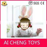 Factory customize high quality plush rabbit headband