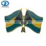 Wholesale Souvenir Factory Supply Metal Cross Flag Pin Badge thumbnail-1