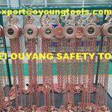 Non-Sparking Lifting Chain Hoist Cap 0.5-2 TON,Copper Beryllium ATEX FM Certificate