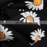 Hot Soft Small Daisy Fabric 100D Four Side Elastic Digital Printed Fabric Chrysanthemum Top Women's Dress Fabric thumbnail-4