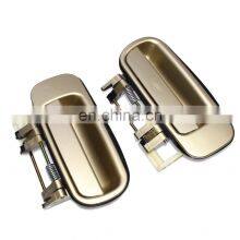2 PCS Door Handle Gold Exterior Outer REAR ROGHT LEFT For 92-96 Toyota Camry thumbnail-1