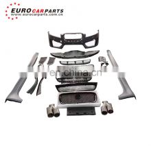 High quality XFR-S style bodykit for jag XFR-S front bumper with grille  rear bumper side skirts and muffler tips