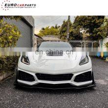 C7 ZL1 Front Bumper Fit for C7 All Year to Wide Front Bumper With Front Lip PP Material thumbnail-3